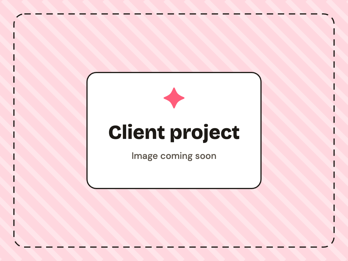 Placeholder for a client project image